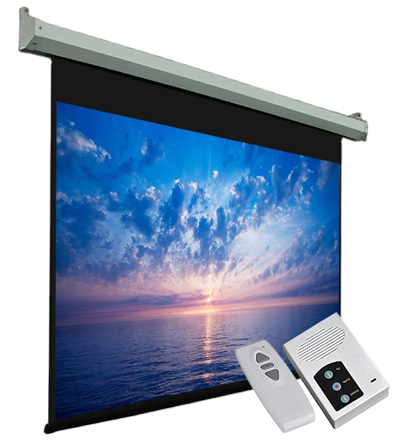 150 Inch Projector Screen Electric Mortorised 8x10 Feet 4:3mw