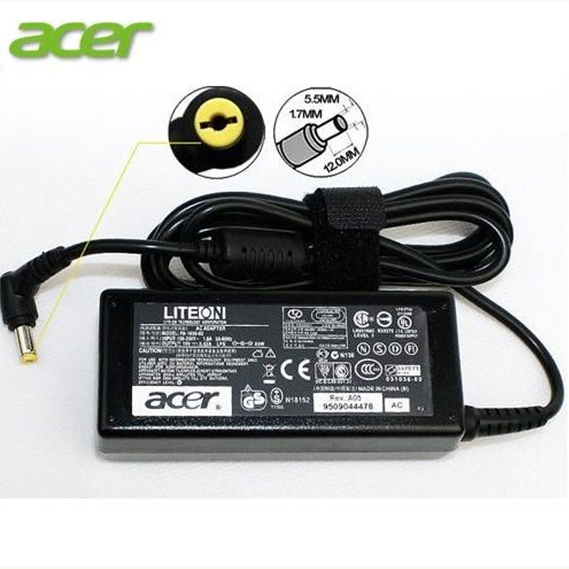 ACER Laptop Charger 19V 3.42A 65W STANDARD PIN 65W