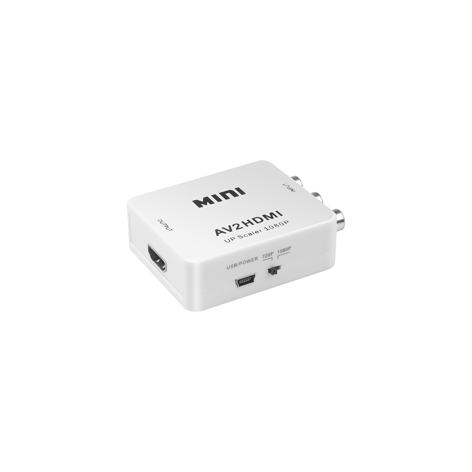 AV to HDMI Converter – 1080p Full HD Mini Box for RCA/Composite to HDMI