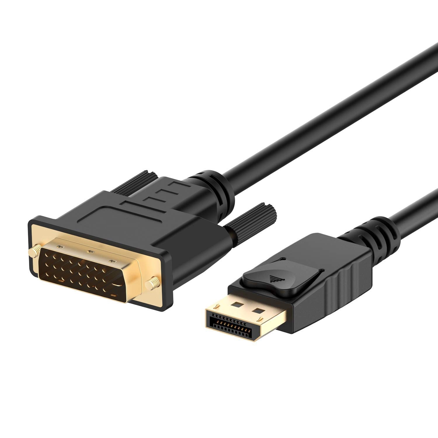 DisplayPort to DVI Male Cable 1.8 Meter High-Quality Video Cable