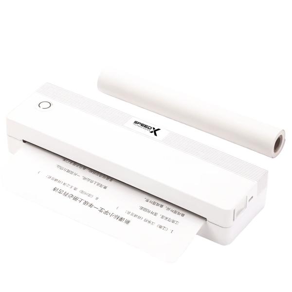 SPEED-X SP-A42 Bluetooth + WiFi A4 Portable Inkless Thermal Printer