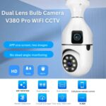 Smart WiFi Bulb Camera V360 Dual Lens