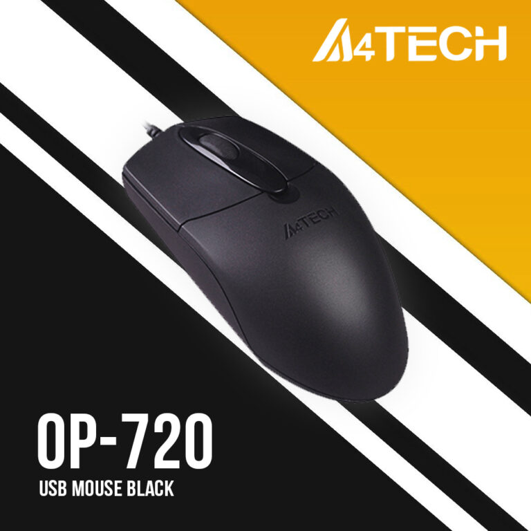 A4Tech OP-720S Silent Click Wired Mouse