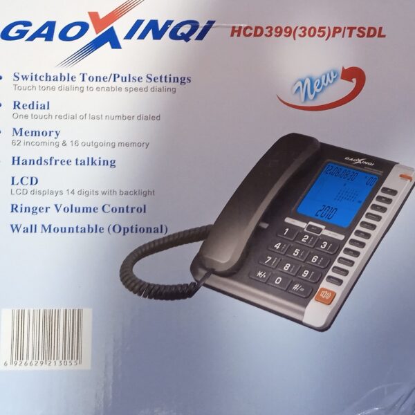 GAOXINQI HCD399(305)P/TSDL Landline Telephone