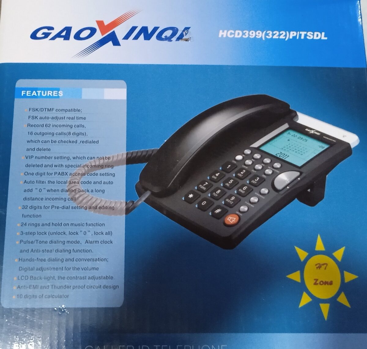 Introducing the GAOXINQI HCD399(322)P/TSDL Landline Telephone