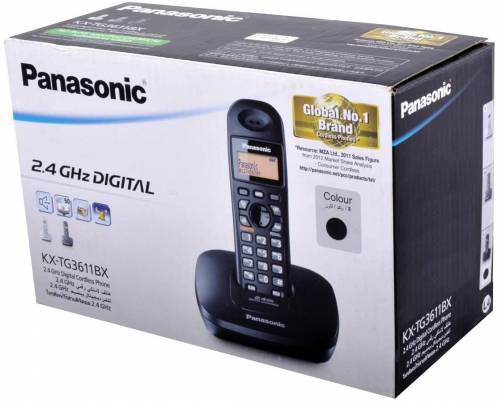 Panasonic KX-TG3611BX Cordless Phone with 2.4GHz